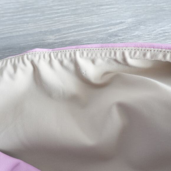 Lapointe Stretch Faux Leather Cropped Tube Top Blossom Pink New Size 4 - Picture 14 of 16